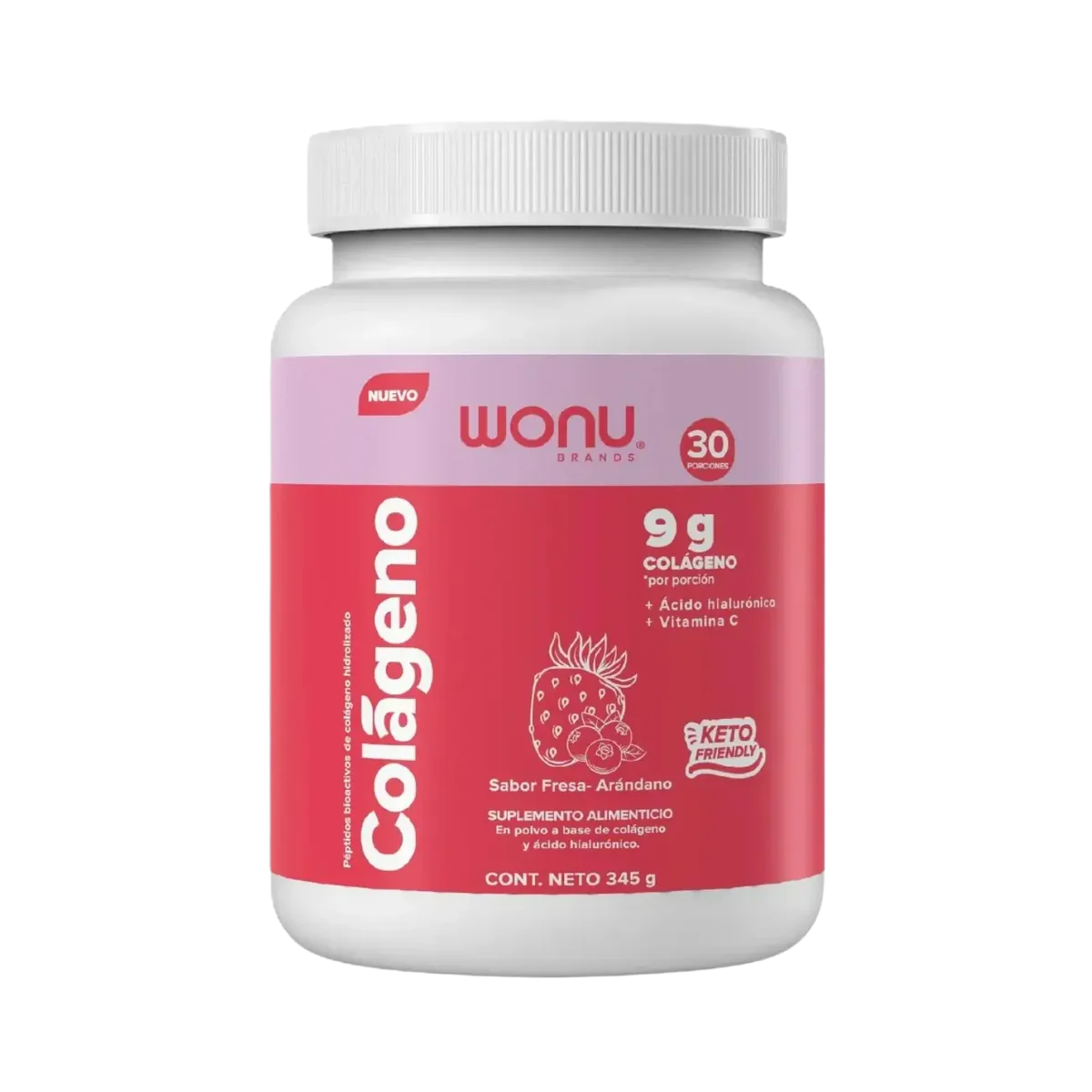 COLLAGEN 345G STRAWBERRY-BLUEBERRY 30 SERVINGS