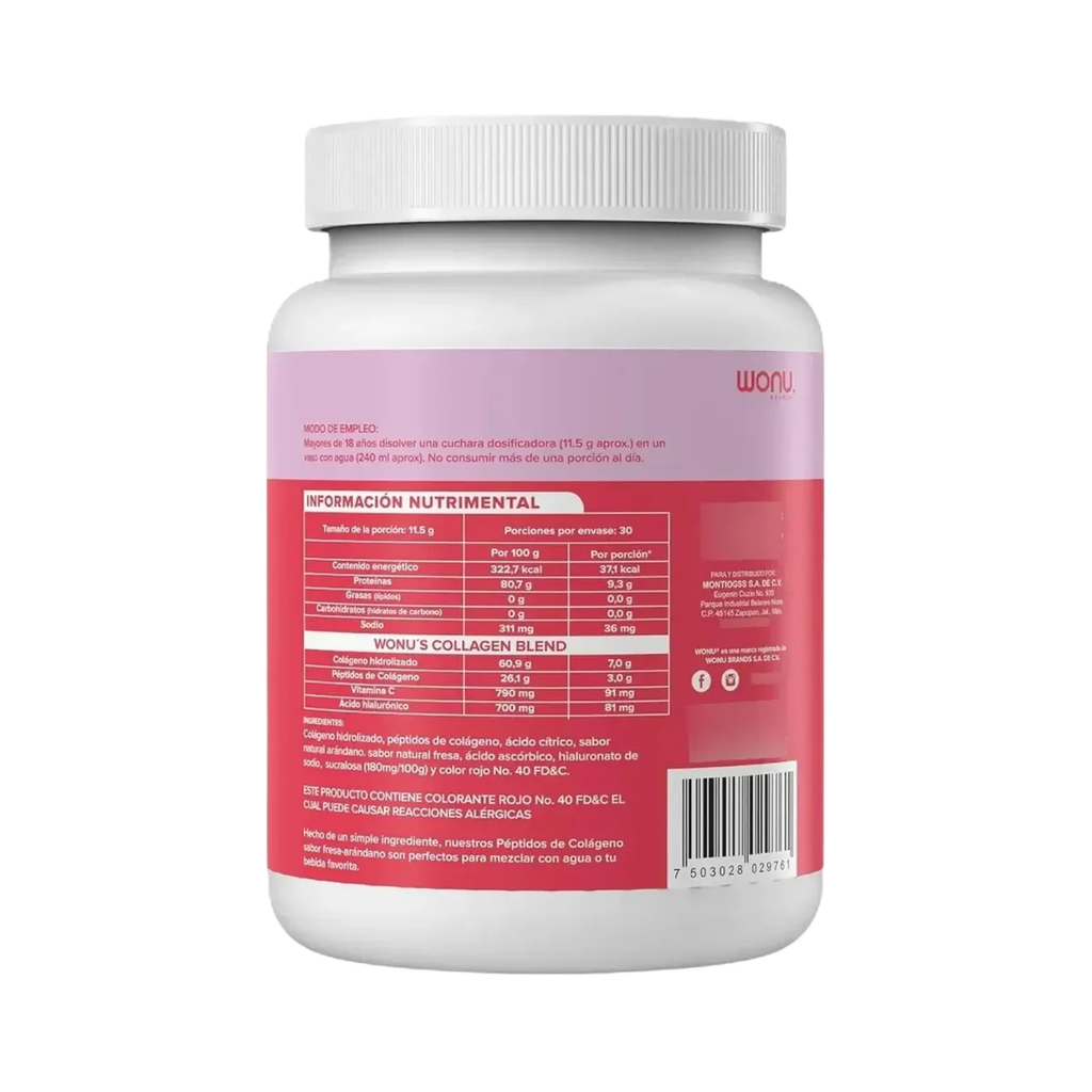 COLLAGEN 345G STRAWBERRY-BLUEBERRY 30 SERVINGS