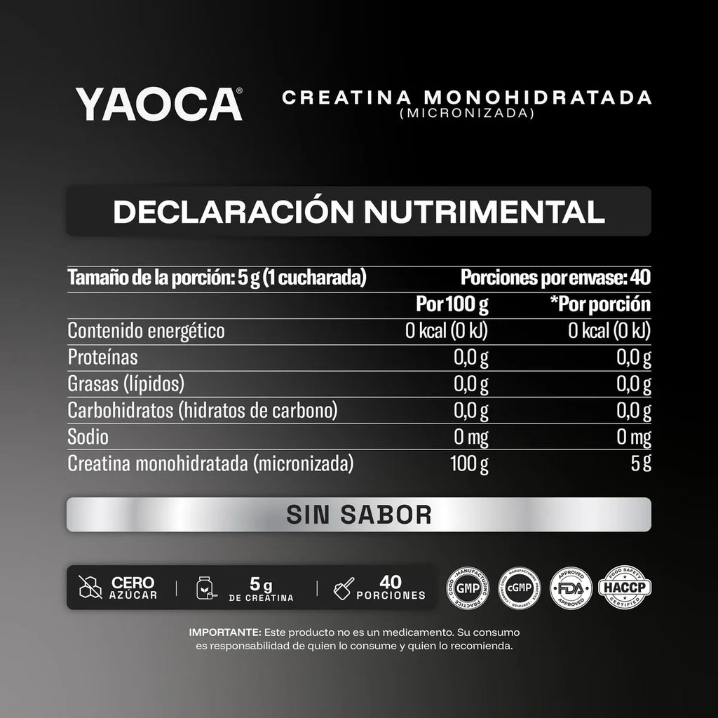 MICRONIZED CREATINE MONOHYDRATE 200G 40 SERV