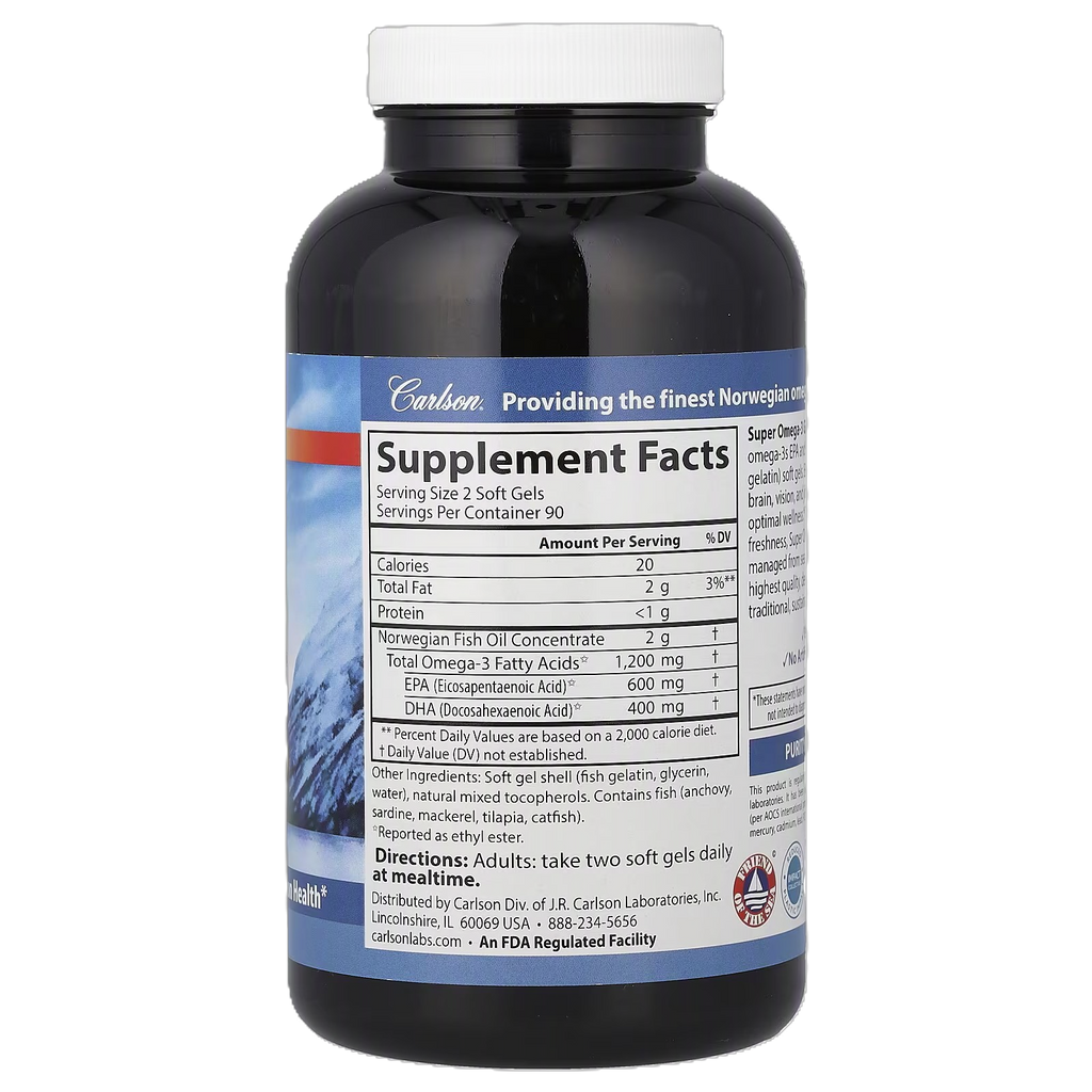 Carlson Labs Elite Omega-3 Gems 180sg