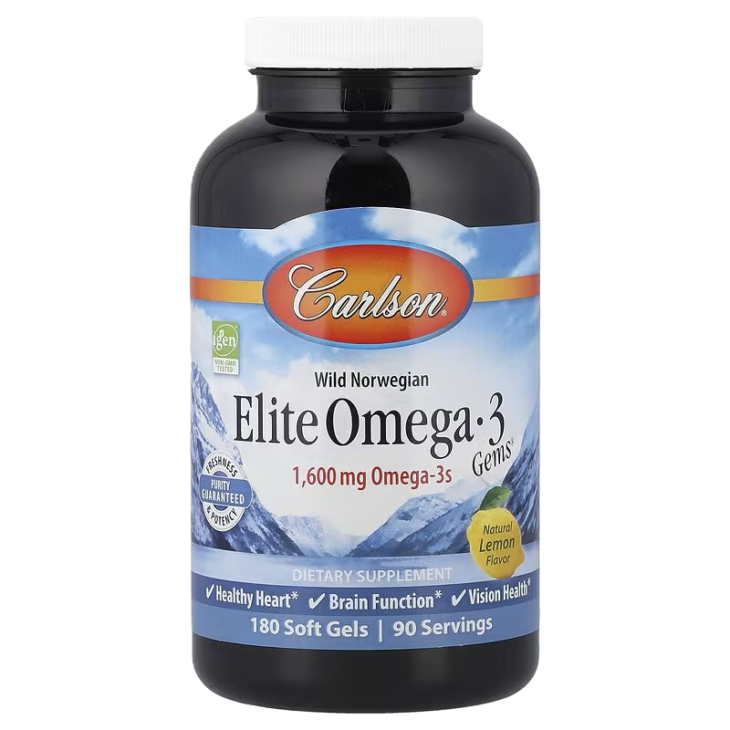 Carlson Labs Elite Omega-3 Gems 180 softgels