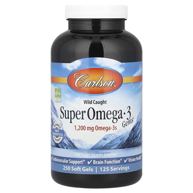 Carlson Labs Super Omega-3 1200 mg 250 softgels