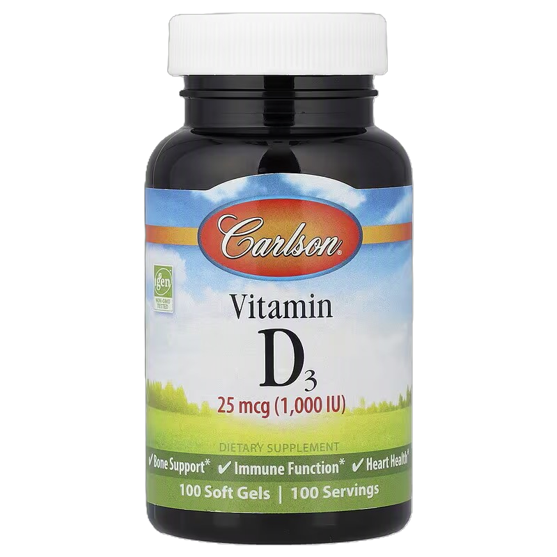 Carlson Labs Vitamina D3 10,000 UI 120 Softcaps
