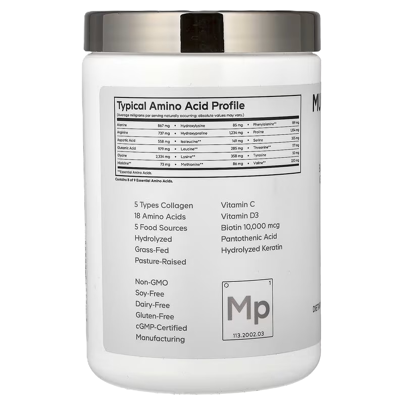 Codeage Multi Collagen Protein Powder Platinum 11.57 oz