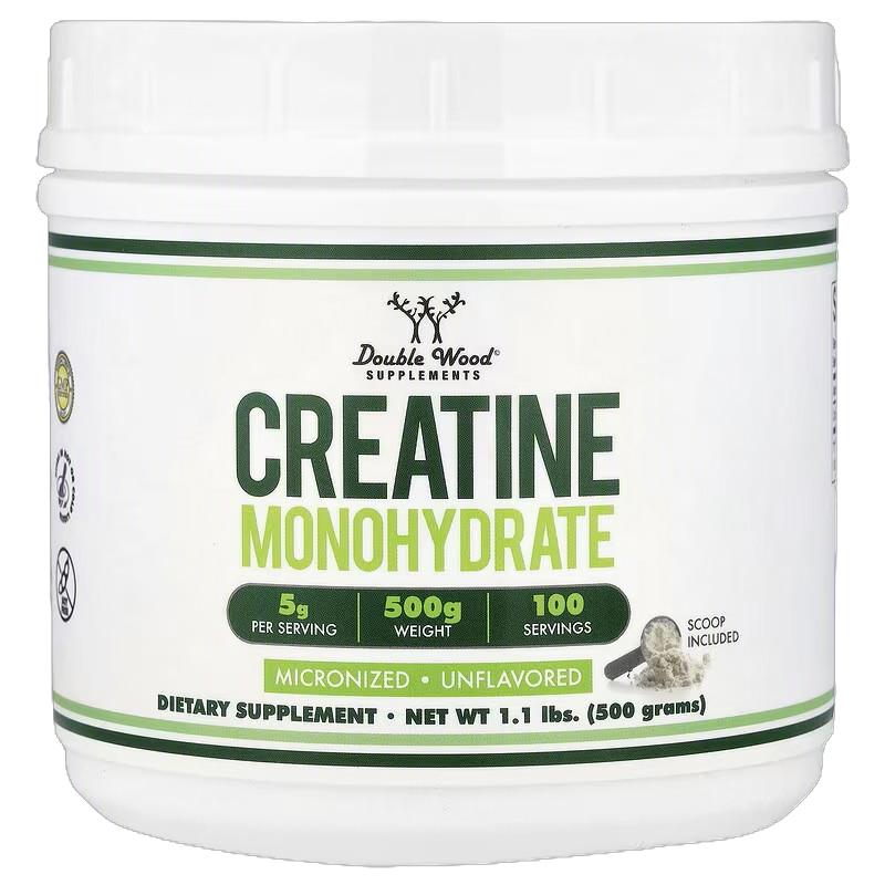 Double Wood Creatine Monohydrate Creapure 500g 100 Serv
