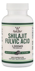 Double Wood Extracto de Shilajit Resin 500mg 120 Cápsulas