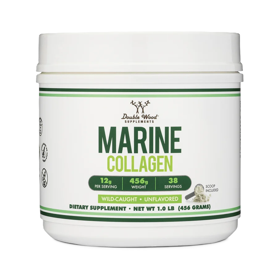 Double Wood Marine Collagen Colágeno Marino 456g