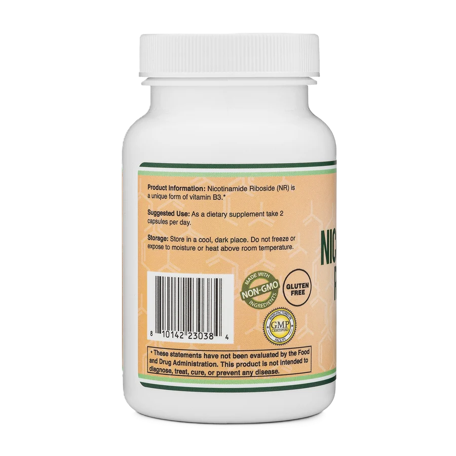 Double Wood Nicotinamida Ribósido 500mg 120 Cápsulas
