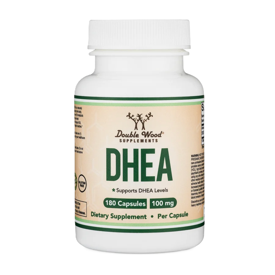 Double Wood Suplemento DHEA 180 Cápsulas 100mg