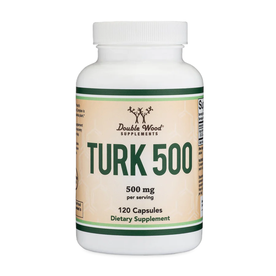 Double Wood Turkesterona 500mg 120 Cápsulas Sin Sabor