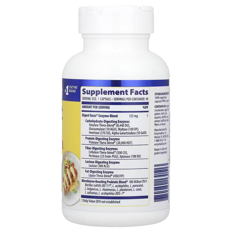 Enzymedica Digest Basic + Probiotics 90 caps