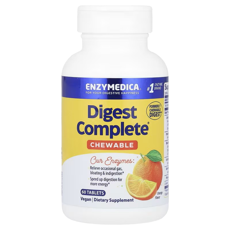 Enzymedica Digest Complete Chewable Orange 60 Tablets