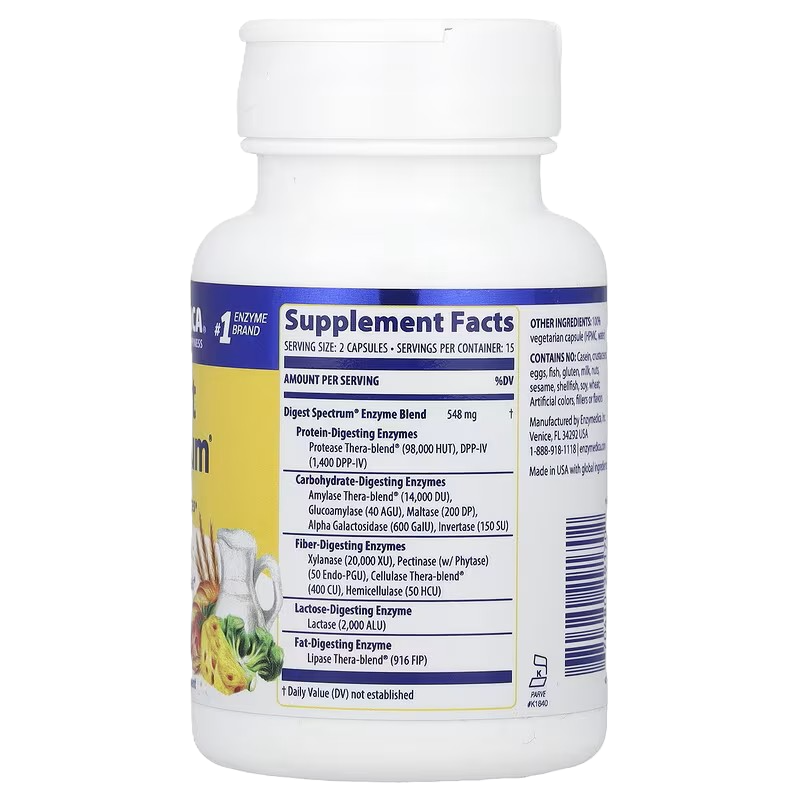Enzymedica Digest Spectrum 30 cápsulas