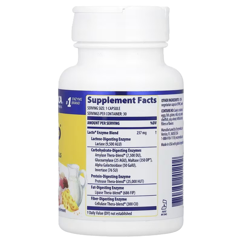 Enzymedica Lacto 30 cápsulas