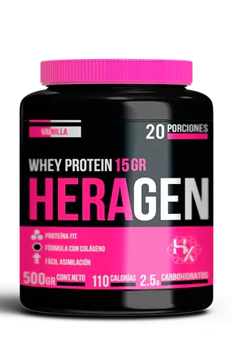 HERAGEN PROTEIN + COLLAGEN 500G VANILLA