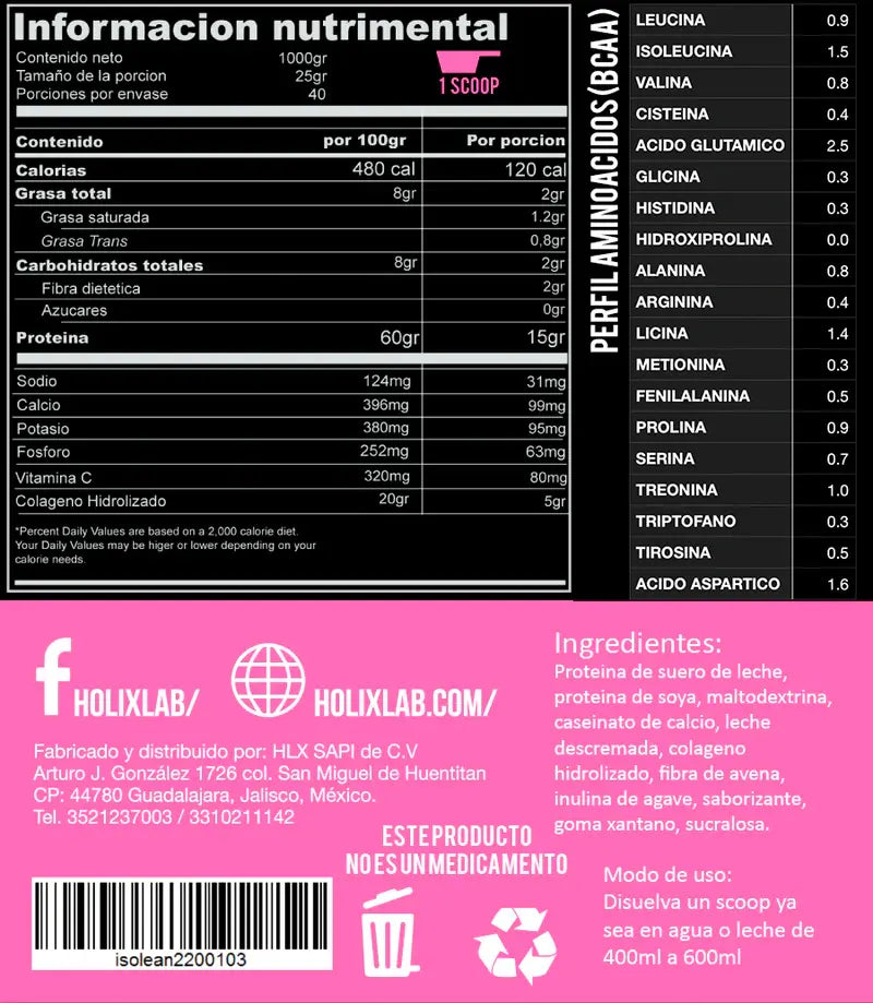 HERAGEN PROTEIN + COLLAGEN 500G VANILLA