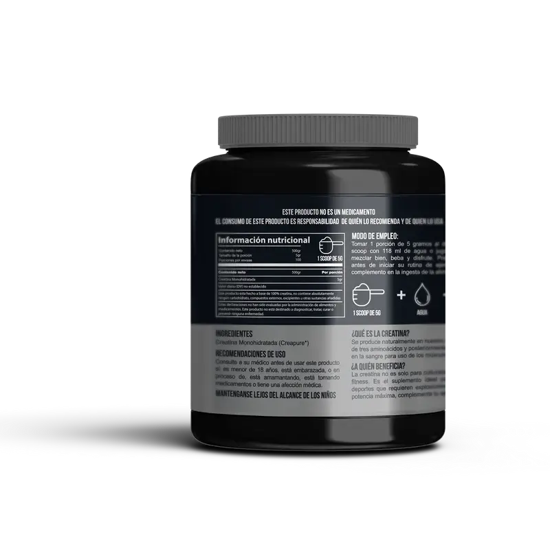 Holix Labs Creatina Monohidratada 500g 100 Serv Creapure