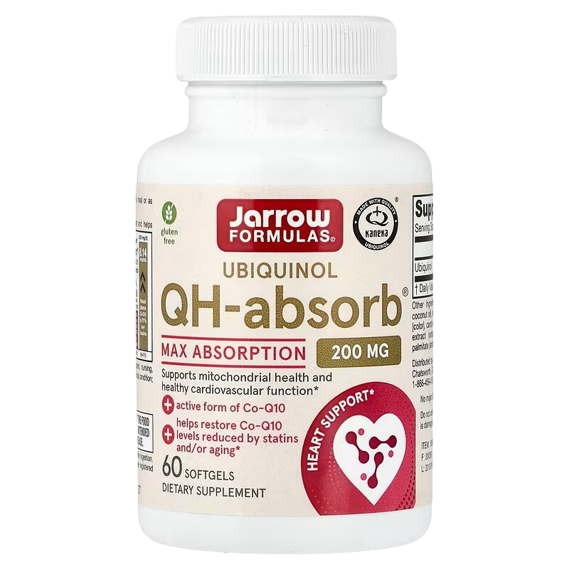 Jarrow Formulas Ubiquinol QH-Absorb 200 mg 60 caps