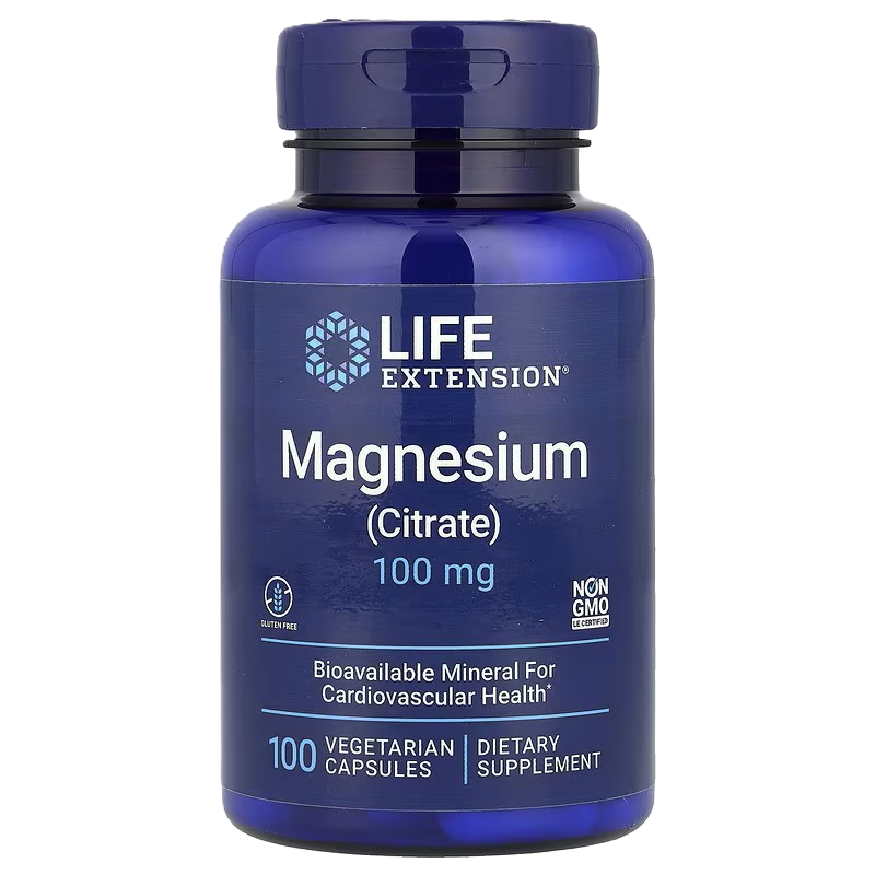 Life Extension Magnesium Citrate 100 mg 100 vegcaps