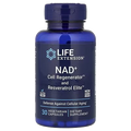 Life Extension NAD Cell Regenerator & Resveratrol Elite 30 Vegcaps
