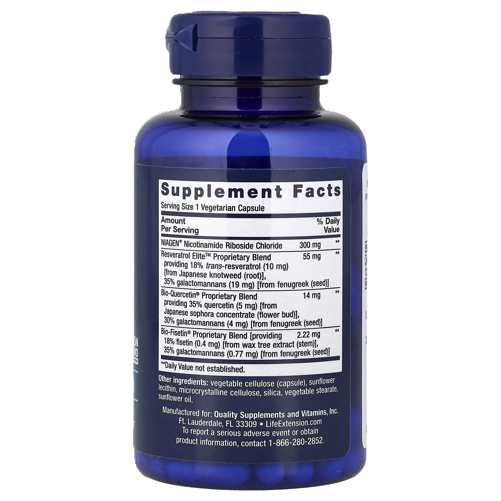 Life Extension NAD Cell Regenerator & Resveratrol Elite 30 Vegcaps