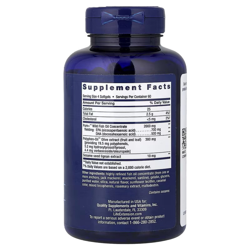 Life Extension Super Omega-3 240 softgels