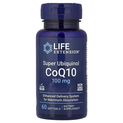 Life Extension Super Ubiquinol CoQ10 100mg 60 Softgels