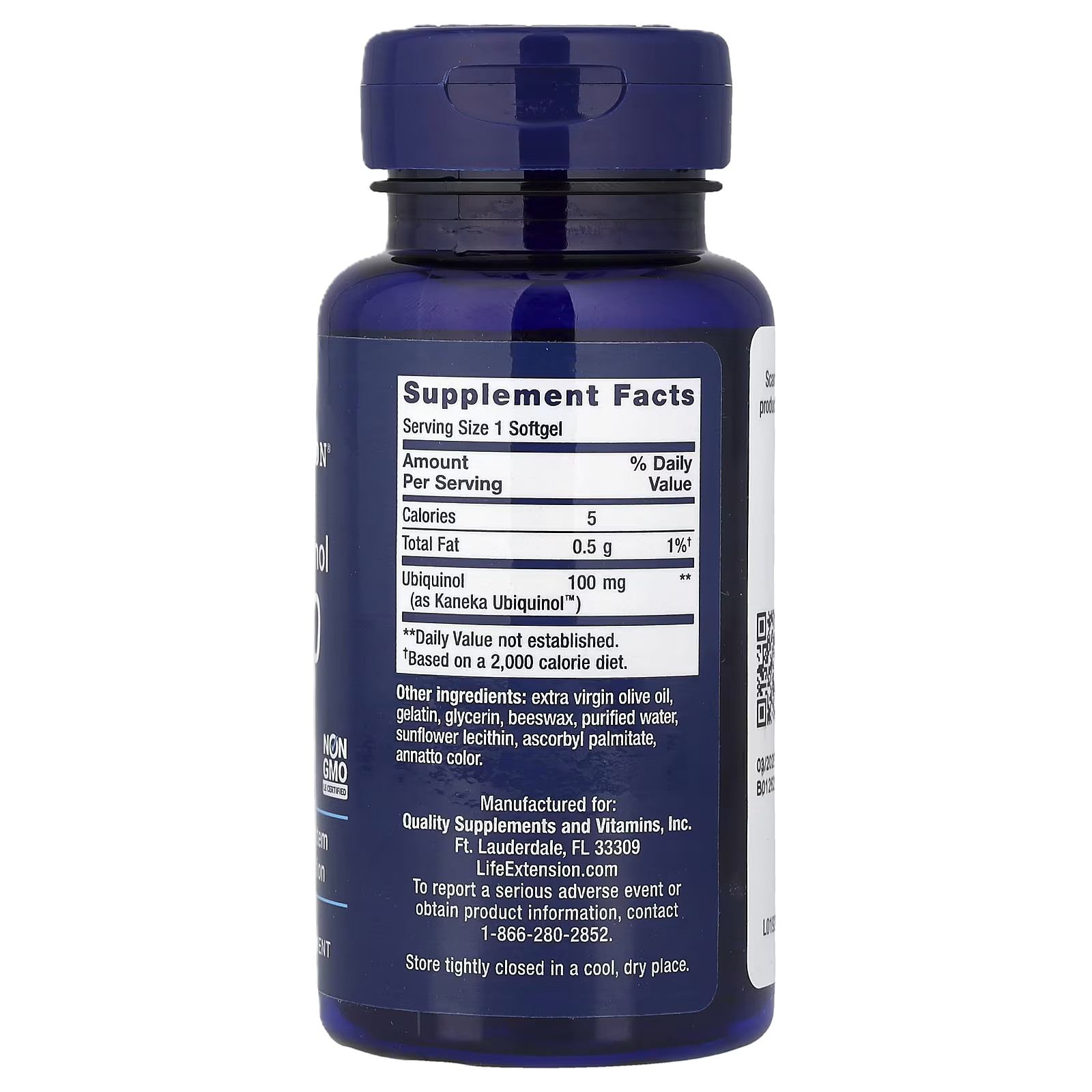 Life Extension Super Ubiquinol CoQ10 100mg 60 Softgels