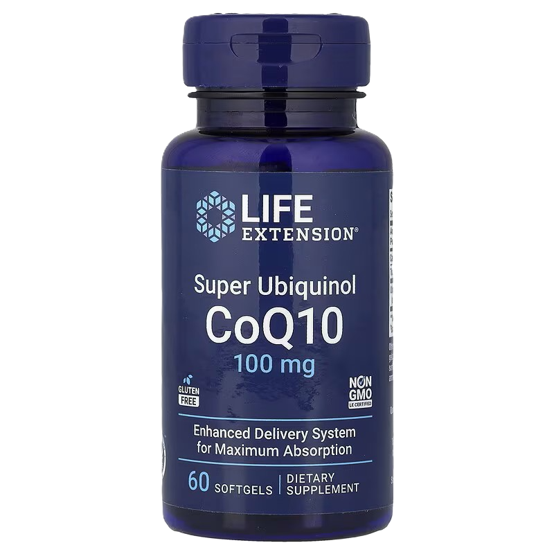 Life Extension Super Ubiquinol CoQ10 100 mg 60 softgels