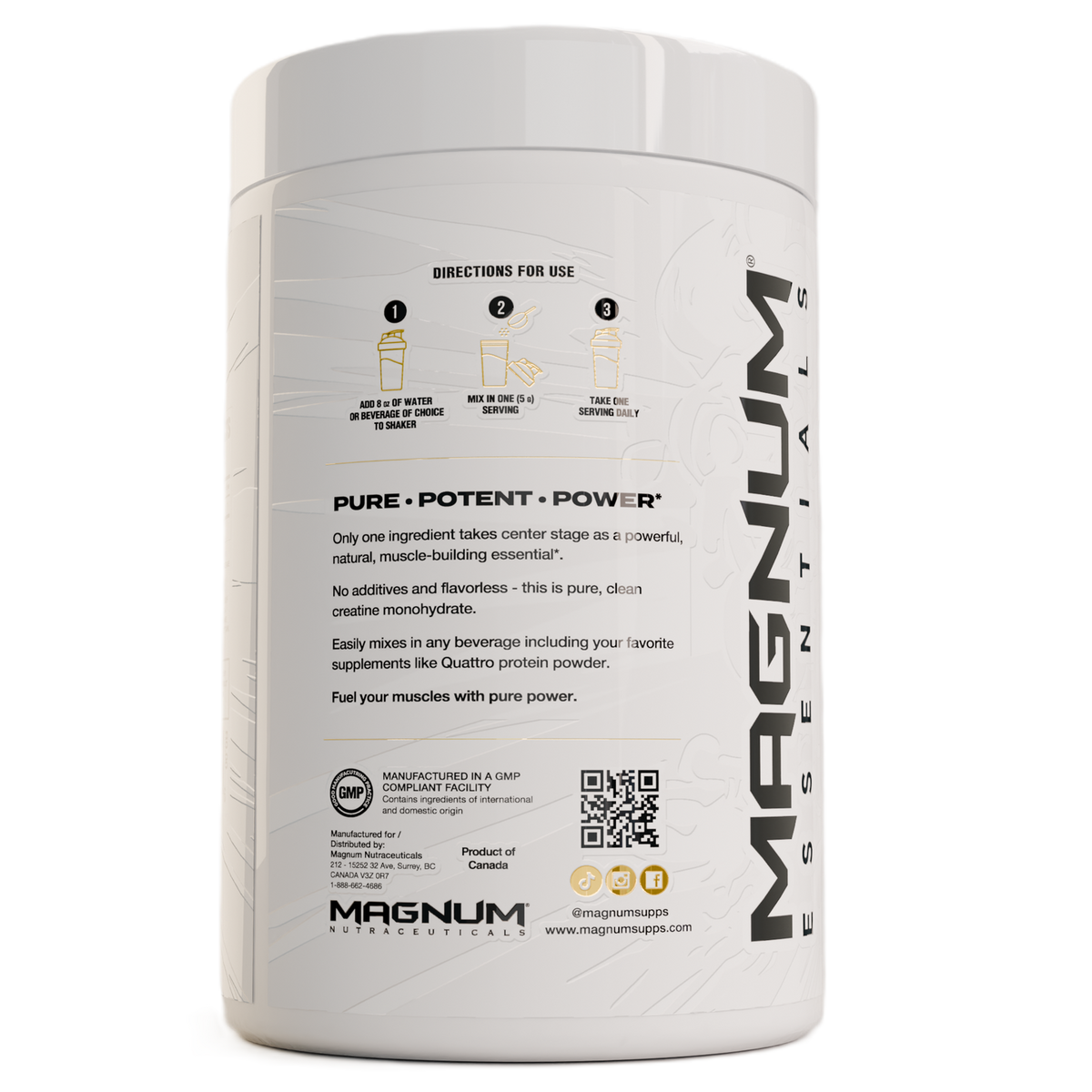 MAGNUM ESSENTIALS CREATINE 100 1KG 200 SERV