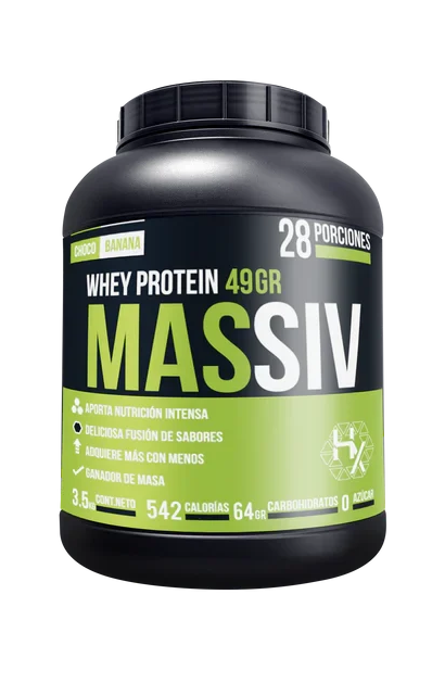 MASSIV WHEY PROTEIN 3.5KG 28 SERV CHOCOBANANA