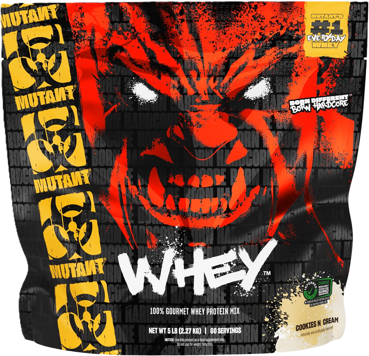 Mutant Whey Proteína - 4 Fuentes de Suero, 2.27 kg