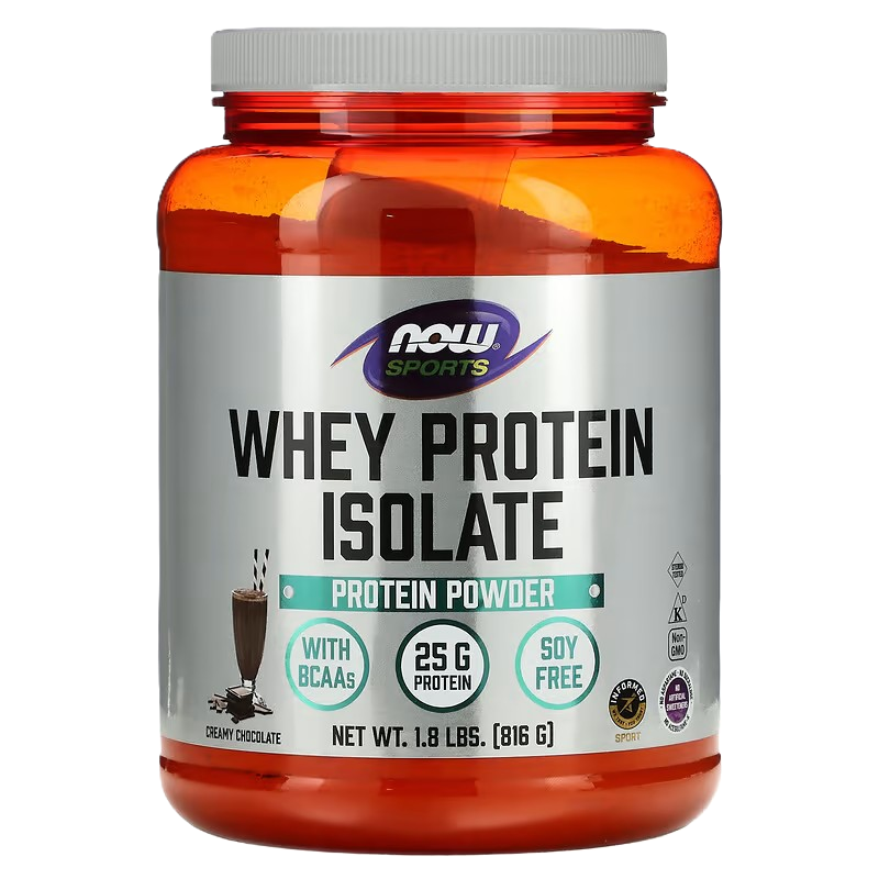 NOW Foods Whey Protein Isolate chocolate 816 g