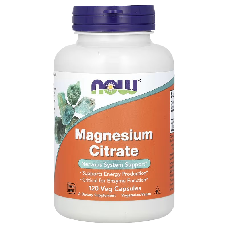 NOW Foods Magnesium Citrate 120 vegcaps