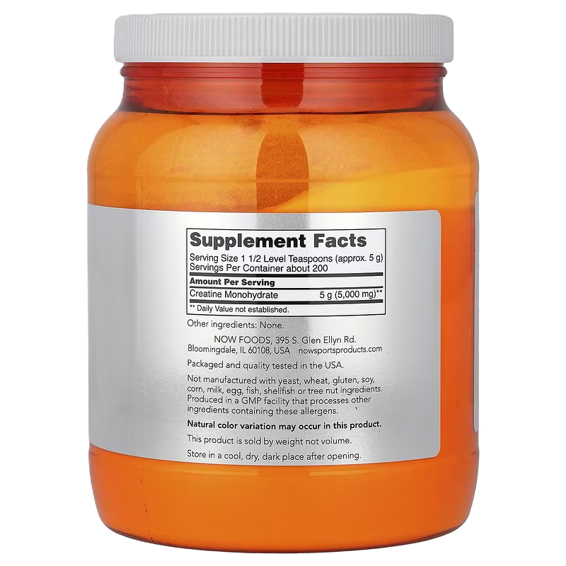 NOW Foods Creatine Monohydrate 1 kg