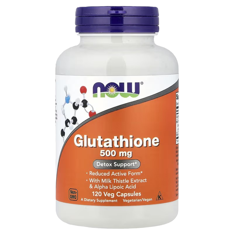 NOW Foods Glutathione 500 mg 120 veg capsules