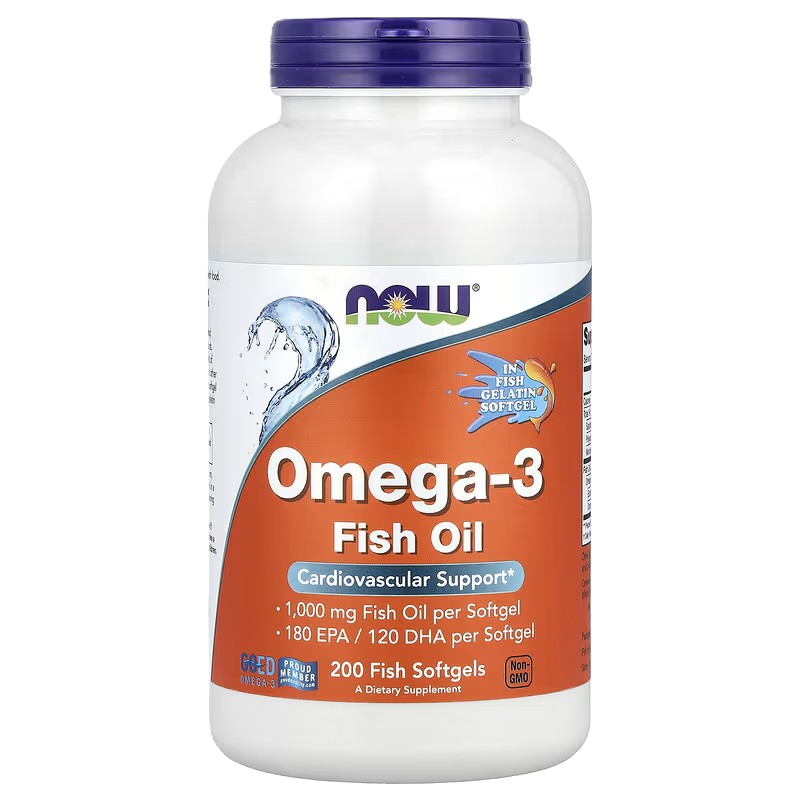 NOW Foods Omega-3 1000 mg 200 softgels