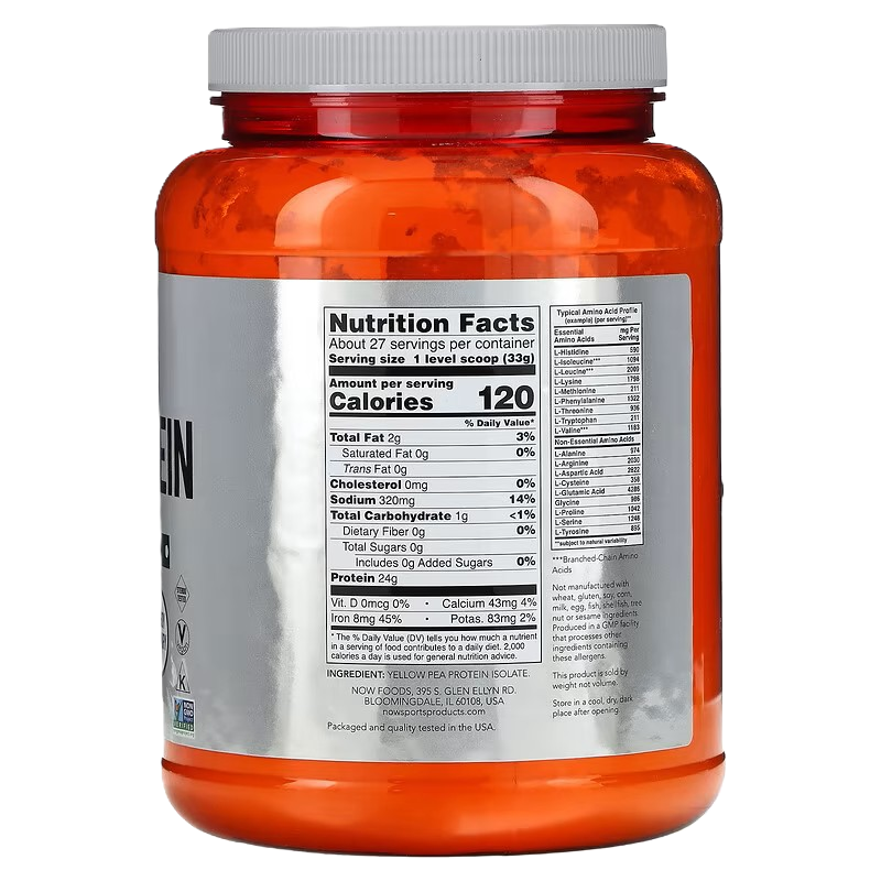 NOW Foods Proteína de guisante 2 lb