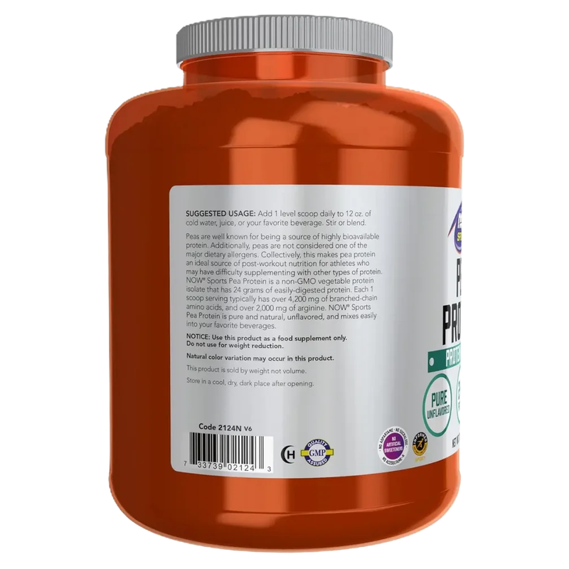 NOW Foods Pea Protein 7 lb