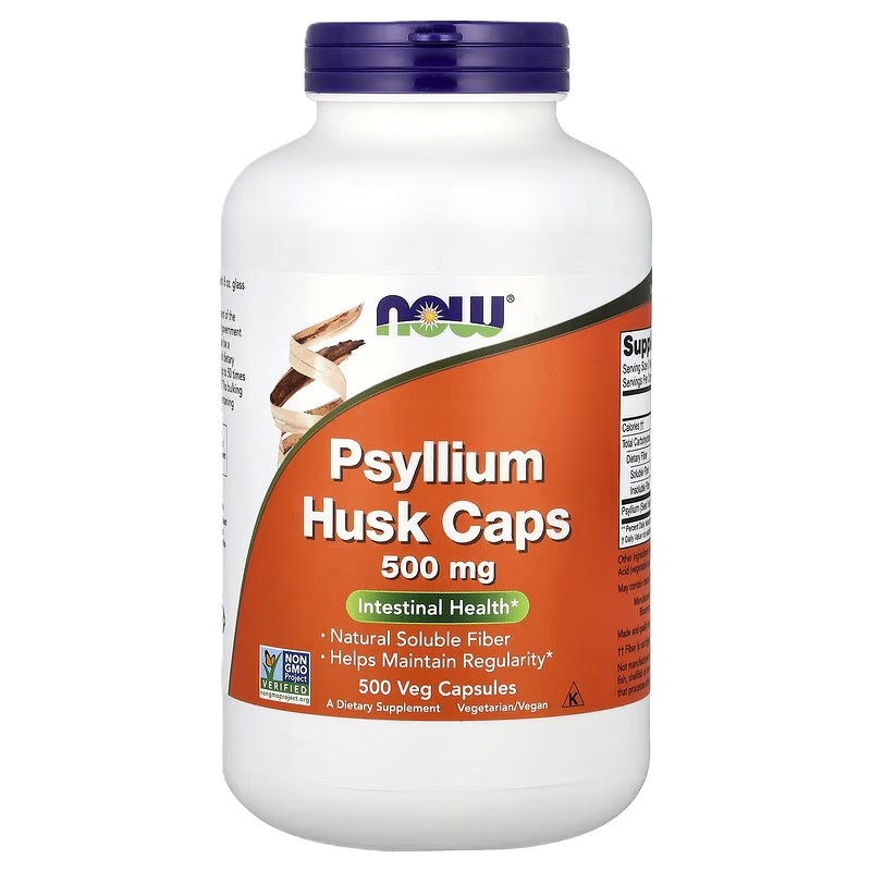NOW Foods Psyllium Husk 500 mg 500 vegcaps