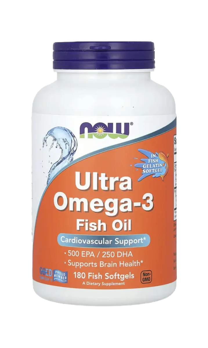 NOW Foods Ultra Omega-3 500 EPA/250 DHA 180 softgels