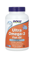 NOW Foods Ultra Omega-3 500 EPA/250 DHA 180 softgels