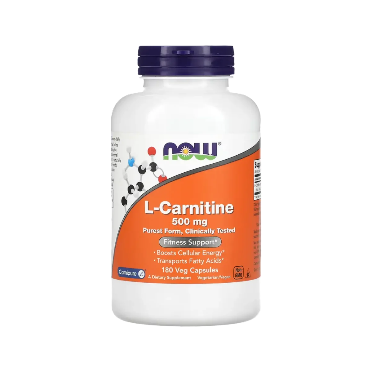 NOW L-Carnitina 500mg 180 Vegcaps