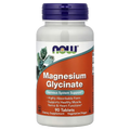 NOW Magnesium Glycinate Vegetarian Capsules 120mg 90ct