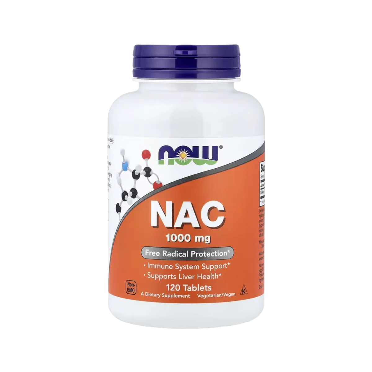 NOW NAC N-Acetil-Cisteína 1000mg