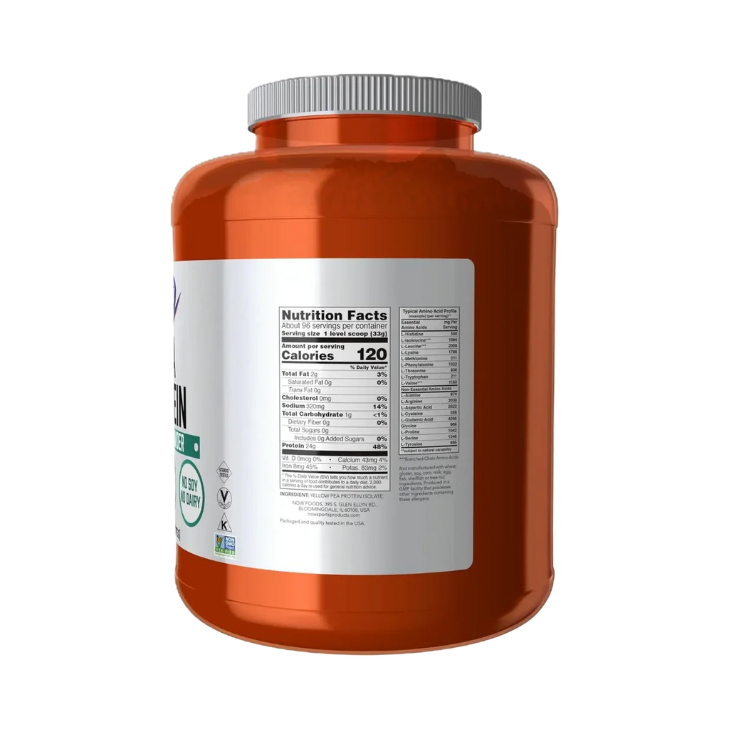 NOW Sports Proteína de Guisante Pura 7LB