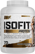 NUTREX Research - ISOFIT Whey Isolate Protein - 100% Proteína Whey Aislada de Suero de Leche - Bajo en Carbs - 5 lb - 70 Ser