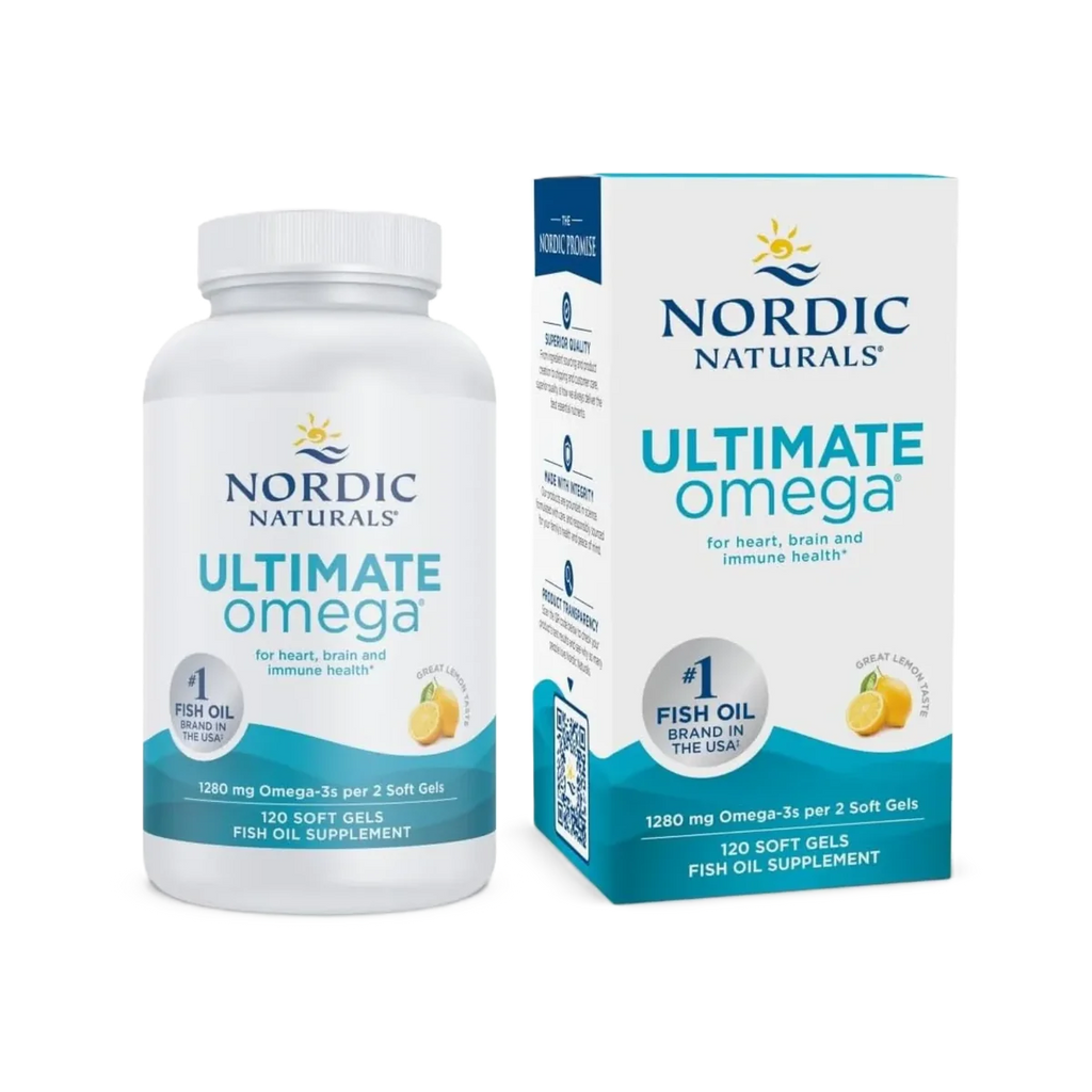 Nordic Naturals Ultimate Omega 120 Softgel 1280mg Limón