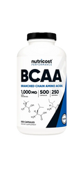 Nutricost BCAA 2:1:1 500 mg 500 Capsules