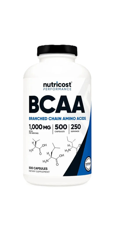 Nutricost BCAA 2:1:1 500 mg 500 Capsules